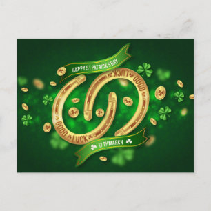 St. Patrick's Day Postkarte