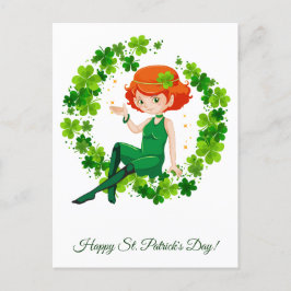 St. Patrick's Day. Postkarte