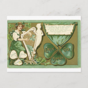 St. Patrick's Day Postkarte