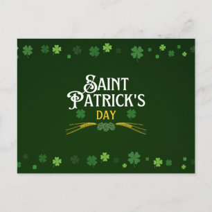 St Patricks Day Postkarte