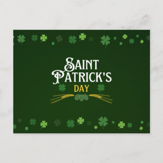 St Patricks Day Postkarte