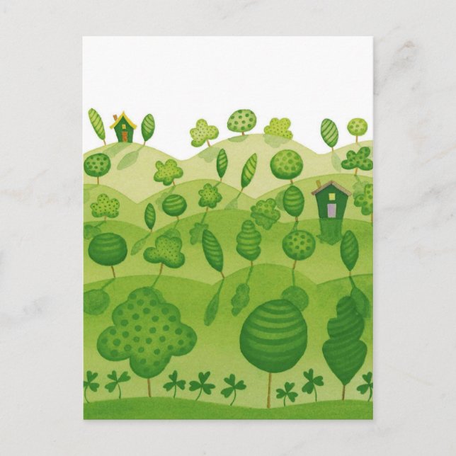 St Patricks Day Postkarte (Vorderseite)