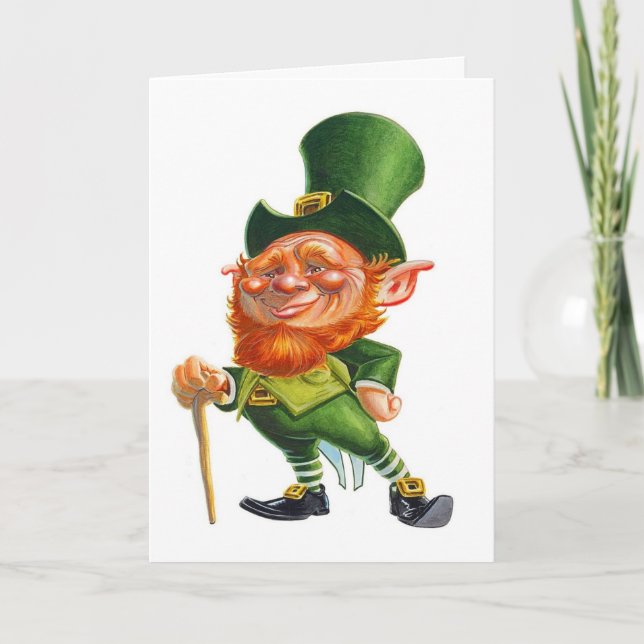 ST. PATRICK'S DAY, POT OF GOLD card Karte (Vorderseite)