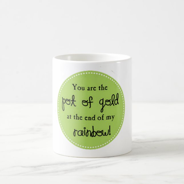 St.Patrick's Day Pot of Gold Tasse (Mittel)