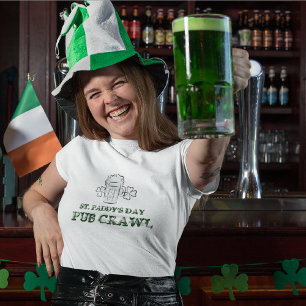 St. Patrick's Day Pub Crawl Shirts