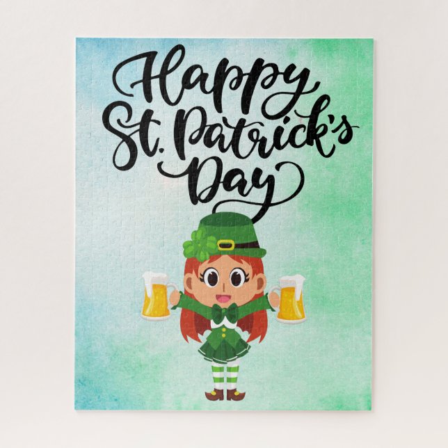 St. Patrick's Day-Puzzle Puzzle (Vertikal)