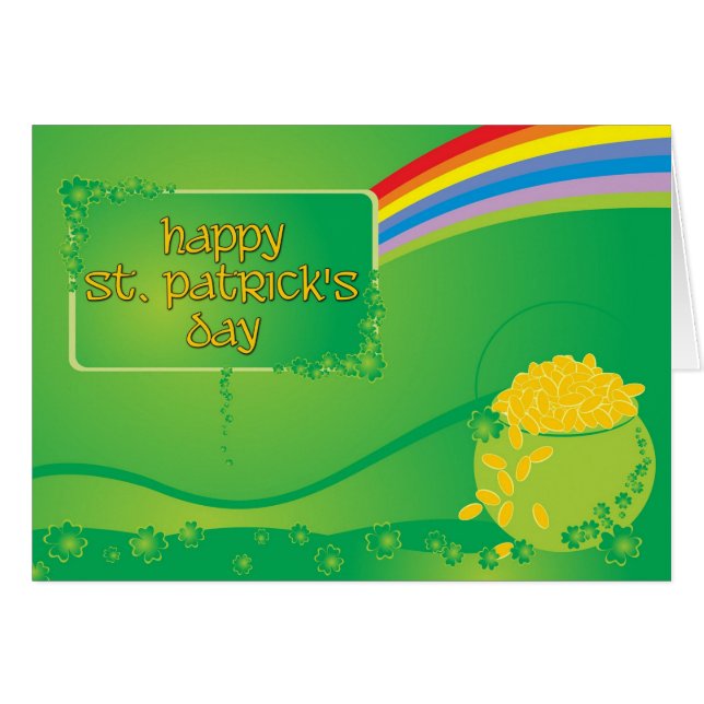 St Patrick's Day Rainbow (Vorderseite (Horizontal))