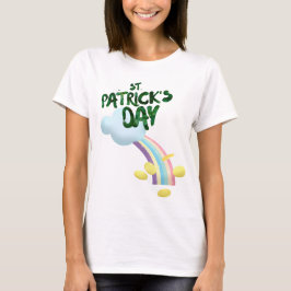 St. Patrick's Day Rainbow & Gold T-Shirt