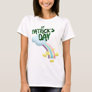 St. Patrick's Day Rainbow & Gold T-Shirt