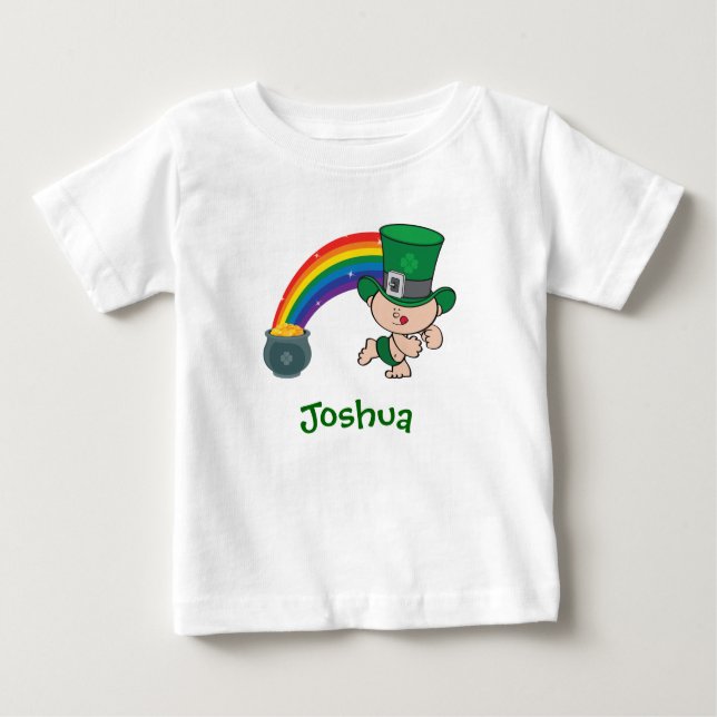 St. Patrick's Day Rainbow Toddler T-Shirt (Vorderseite)