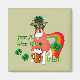 St. Patrick's Day Rat Terrier Magnet