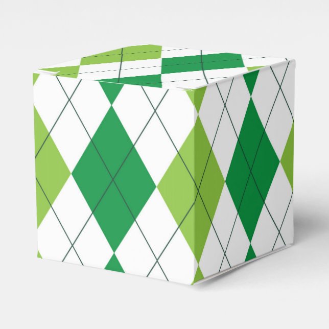 St. Patrick's Day Raute Geschenkschachtel (Vorderseite)