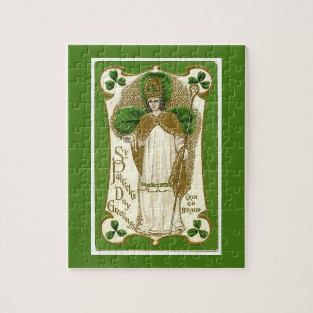 St. Patrick's Day Religious Bishop of Ireland Puzzle (Vertikal)
