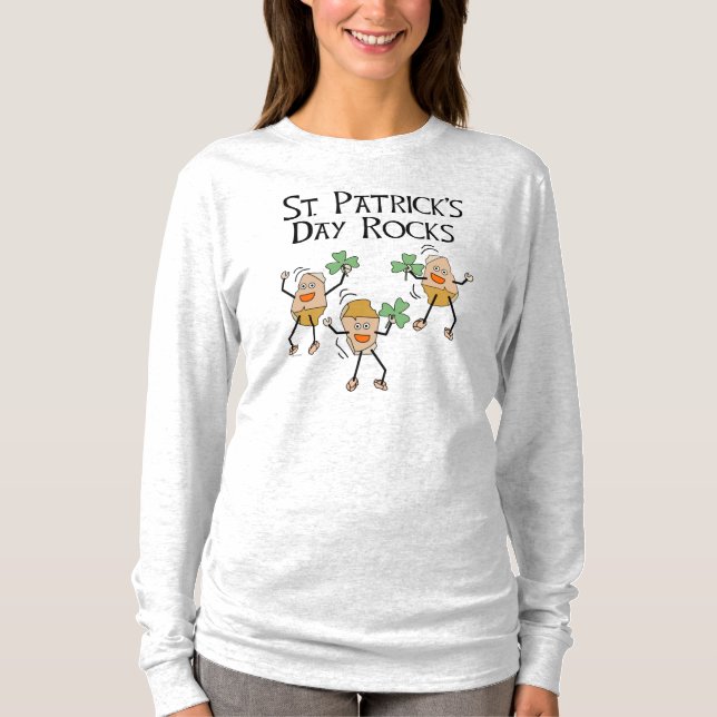 St. Patrick's Day Rocks T-Shirt (Vorderseite)