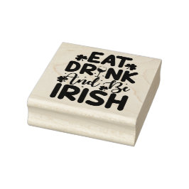 St Patrick's Day Rubber Briefmarke Gummistempel