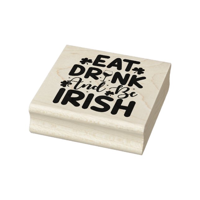 St Patrick's Day Rubber Briefmarke Gummistempel (Stempel)