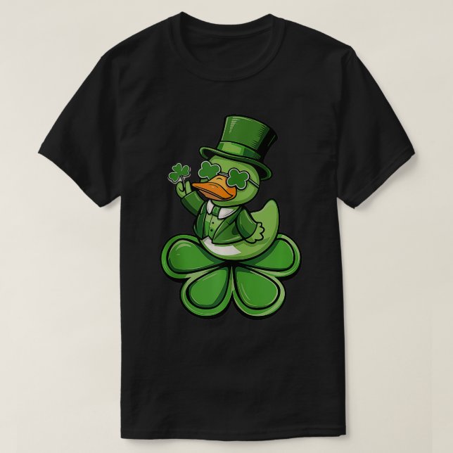 St Patricks Day Rubber Duck Top (Design vorne)