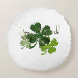 St. Patrick's Day Rundes Kissen