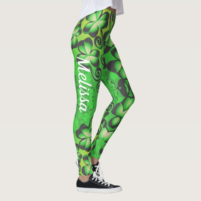 St Patrick's Day Saint Patrick Pants GREENER Leggings (Rechts)