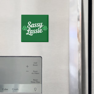 St. Patricks Day Sassy Lassie Lustiger Ire Magnet