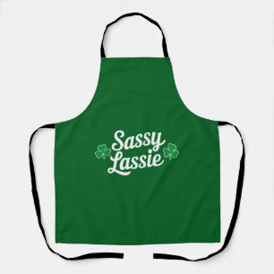 St. Patricks Day Sassy Lassie Lustiger Ire  Schürze