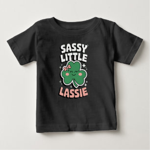 ST. Patricks Day Sassy Little Lassie für Mädchen Baby T-shirt