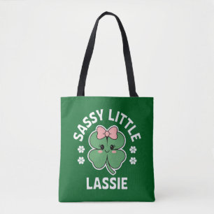 St Patricks Day Sassy Little Lassie Kids Girl