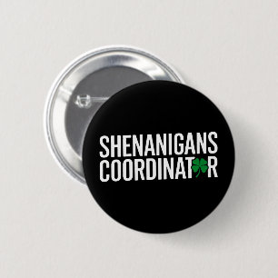 St. Patrick's Day Schabernack-Koordinator Button