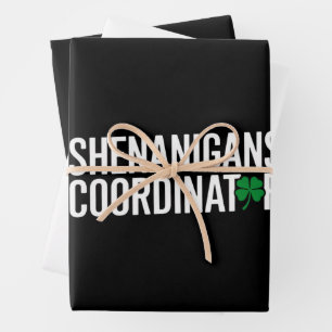 St. Patrick's Day Schabernack-Koordinator Geschenkpapier Set