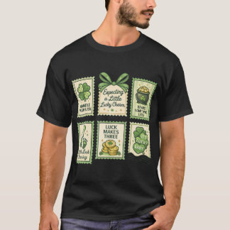 St. Patrick's Day Schwangerschaftsankündigung Enth T-Shirt