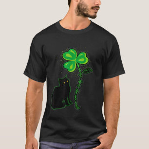 St Patricks Day Schwarze Katze Mein Glücksbringer T-Shirt