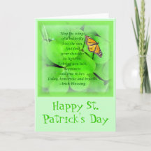 St. Patrick's Day Segen Card