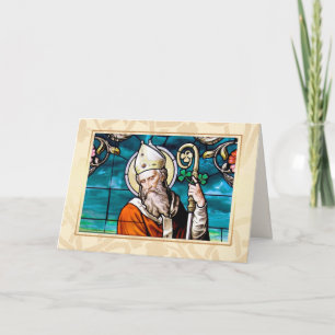 St. Patrick's Day Segings Religious Karte