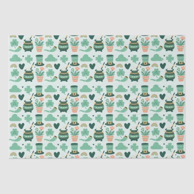St.Patrick's Day Seidenpapier (Vorderseite)