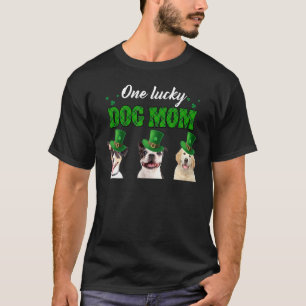 St Patricks Day Seiner und ihrer einen glücklichen T-Shirt