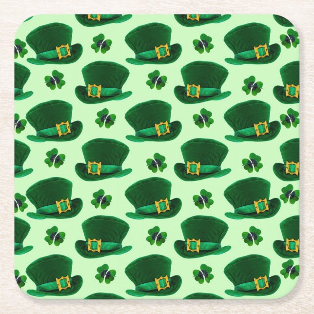 St. Patrick's Day Servietten Rechteckiger Pappuntersetzer (Vorderseite)