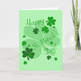 St. Patrick's Day Sessing Holiday Card Feiertagskarte