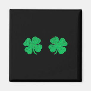 St. Patricks Day Shamrock-Brust St.patrick's Da Magnet