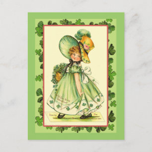 St. Patrick's Day Shamrock Königin Karten