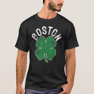 St. Patrick's Day Shamrock Massachusetts Boston Ir T-Shirt