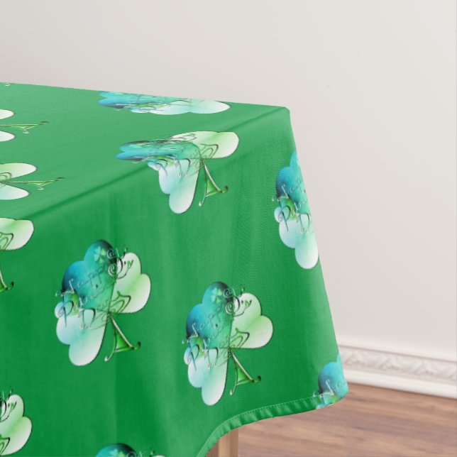 St. Patrick's Day Shamrock-Tischdecke Tischdecke (Beispiel)