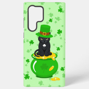 St. Patrick's Day Shamrock Topf des Goldes schwarz Samsung Galaxy Hülle