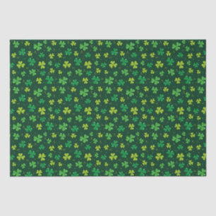 St. Patrick's Day Shamrocks Seidenpapier