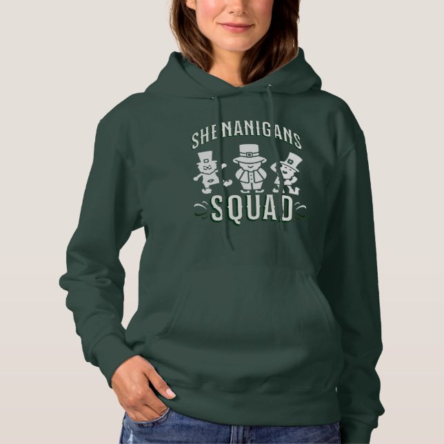 ST PATRICK'S DAY - SHENANIGANS SQUAD HOODIE (Vorderseite)