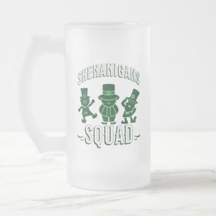 ST PATRICK'S DAY - SHENANIGANS SQUAD MATTGLAS BIERGLAS