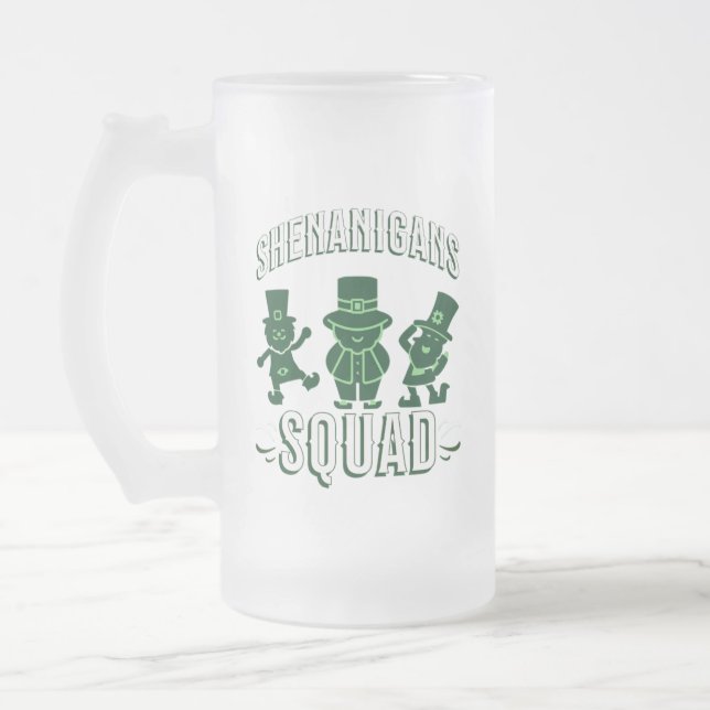 ST PATRICK'S DAY - SHENANIGANS SQUAD MATTGLAS BIERGLAS (Links)