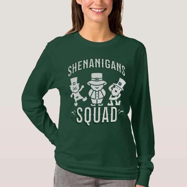 ST PATRICK'S DAY - SHENANIGANS SQUAD T-Shirt (Vorderseite)