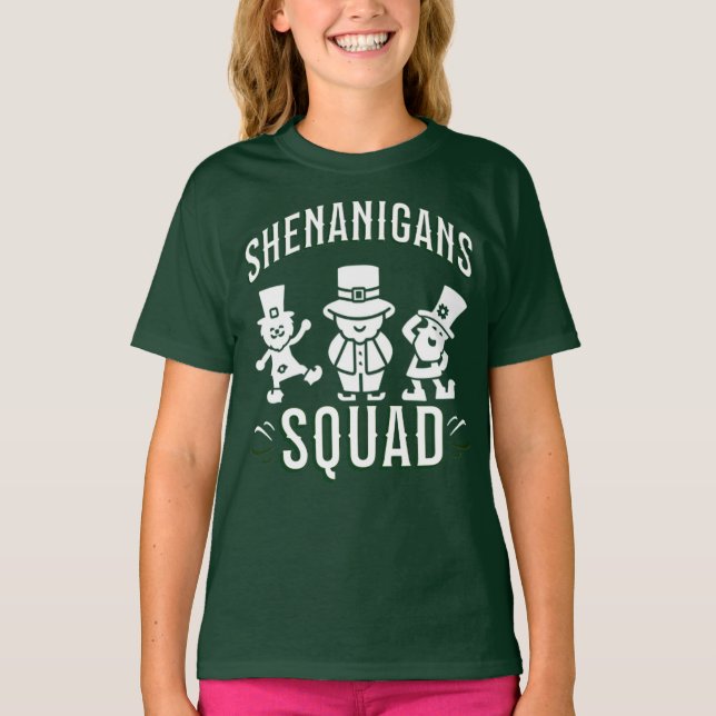 ST PATRICK'S DAY - SHENANIGANS SQUAD T-Shirt (Vorderseite)