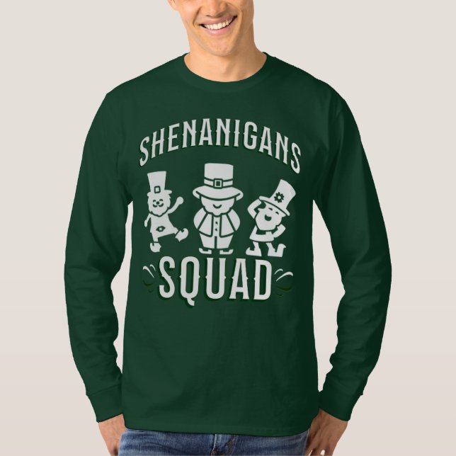 ST PATRICK'S DAY - SHENANIGANS SQUAD T-Shirt (Vorderseite)
