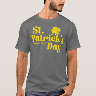 St Patricks Day Shenanigans Squad Vintag Gold Tex T-Shirt